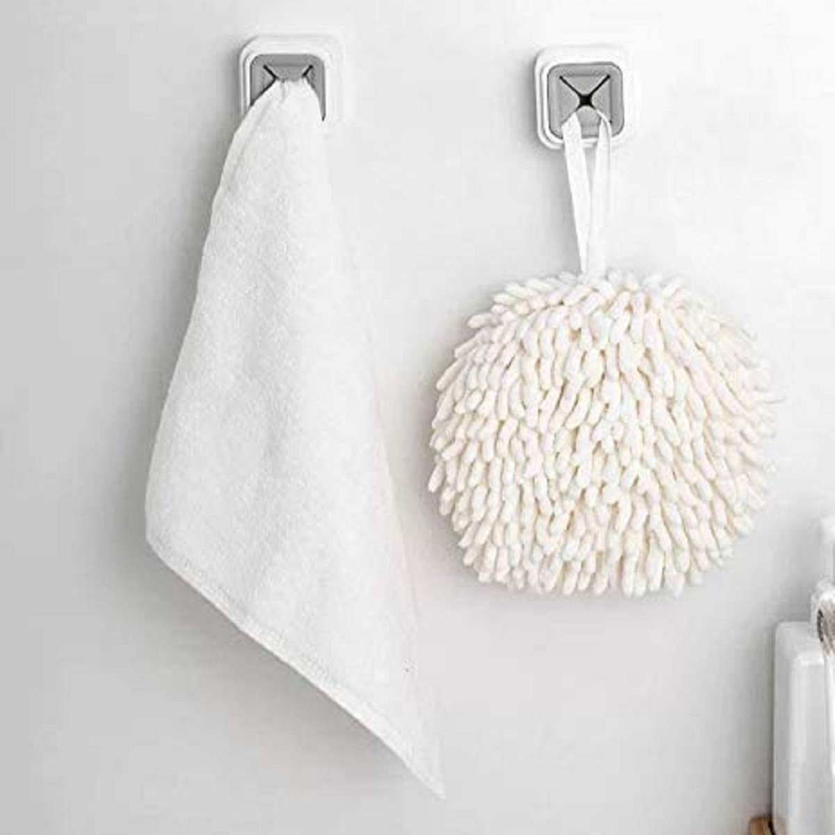 3Pcs Self-Adhesive Towel Holders