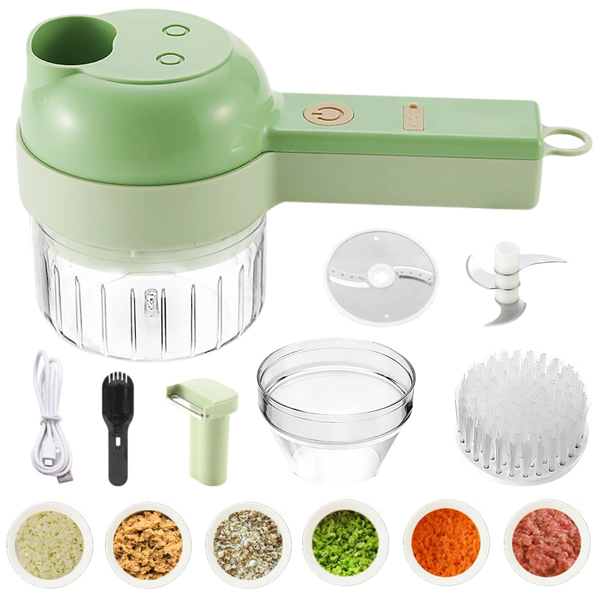 4-In-1 Electric Vegetable Cutter