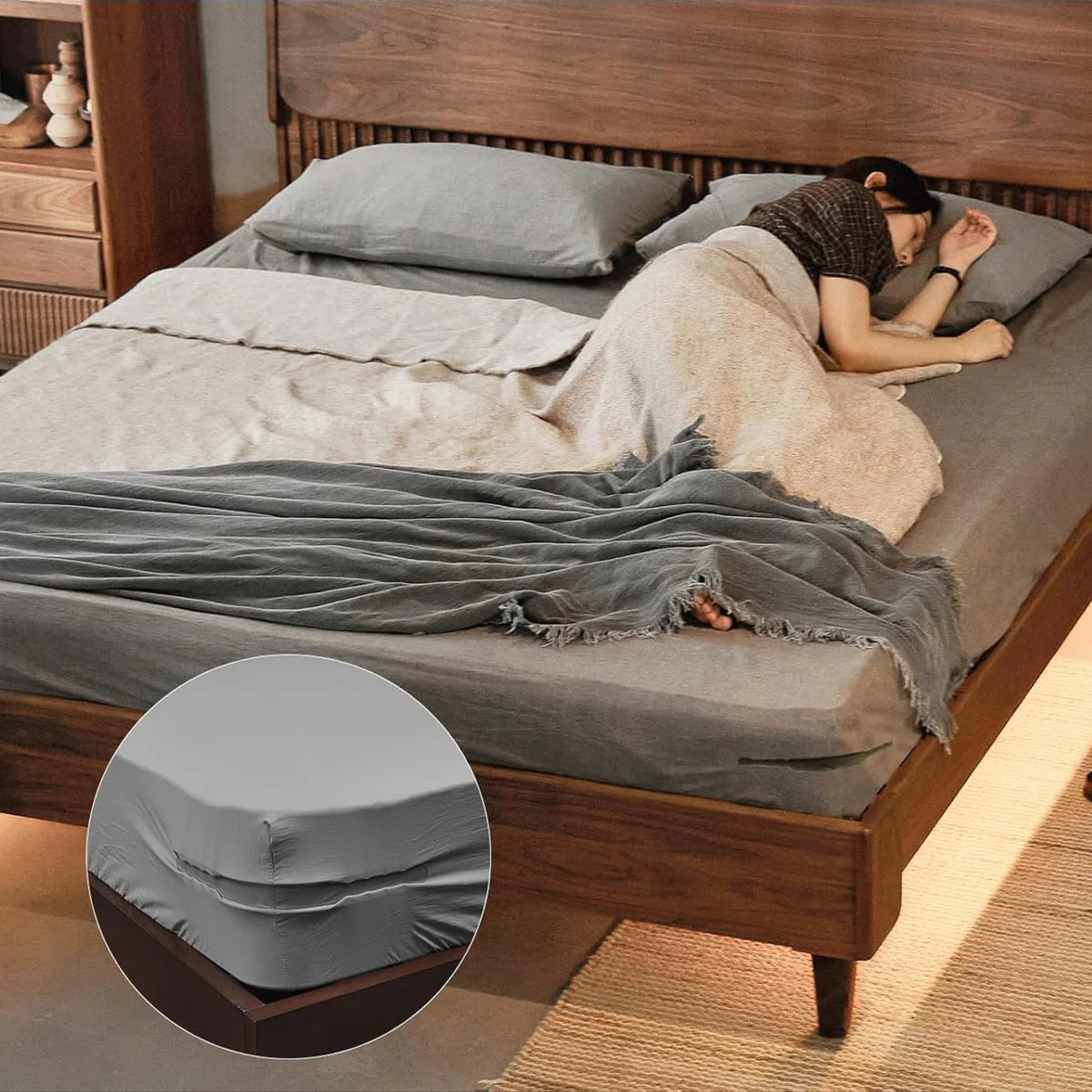 4Pcs Adjustable Bed Sheet Fastener Clips