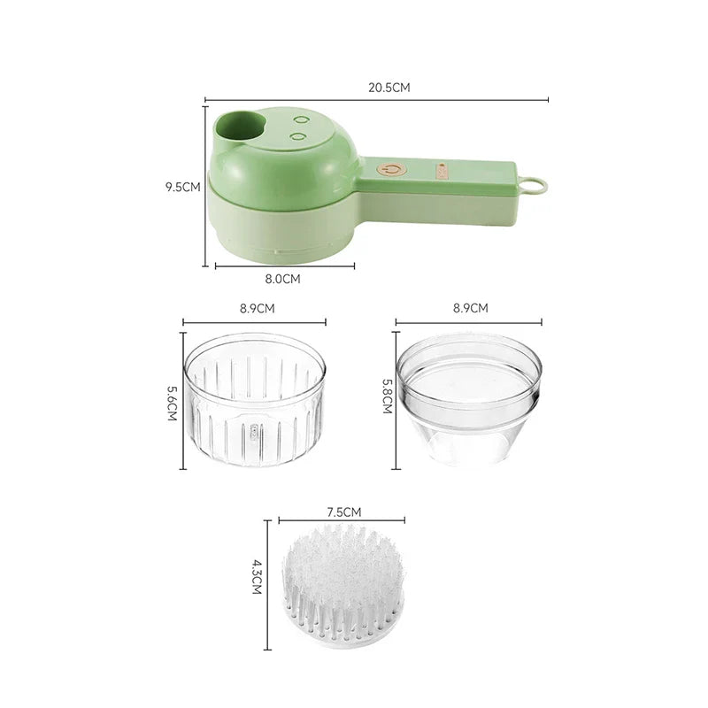 4-In-1 Electric Vegetable Cutter