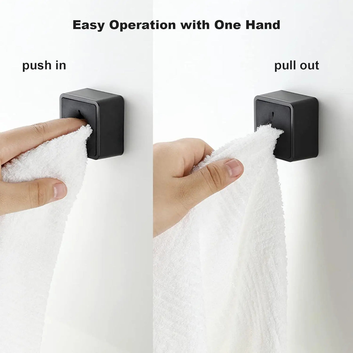 3Pcs Self-Adhesive Towel Holders