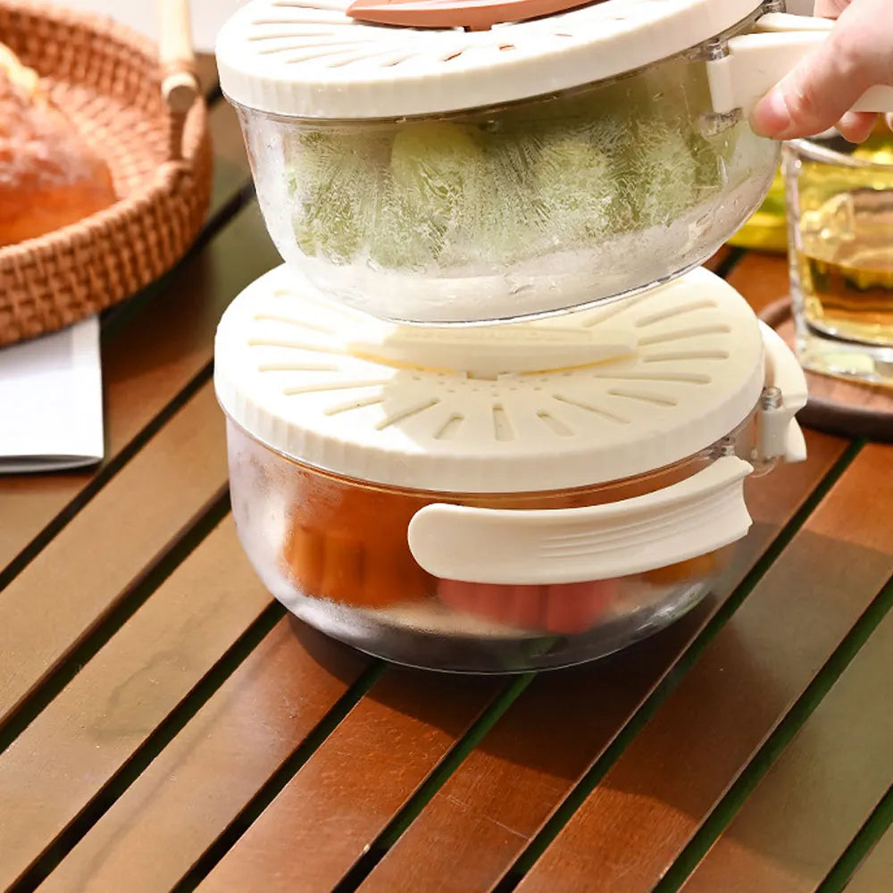 Fruit Washing Drain Basket with Handle