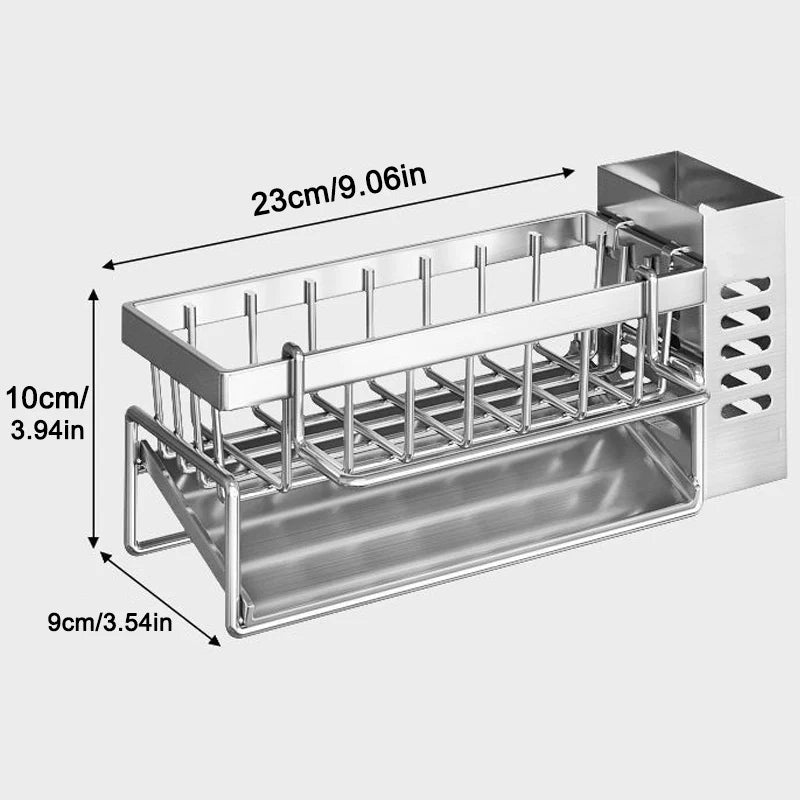 Double Layer Kitchen Drain Rack